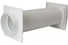 Ventilationssæt gennem væg SPK4 Ø 125 mm med bevægelige blade