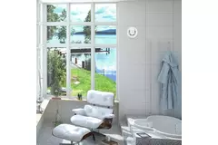 Vent Axia Svara badeværelsesventilator med fugt- og lyssensor Ø 100 – 125 mm (app-styret)