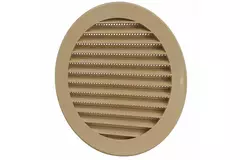 Rist med ventilationsblade diameter 100 mm beige - VR100Y