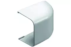 Climaplus-klimakanal Endestykke RAL 9010 HVID