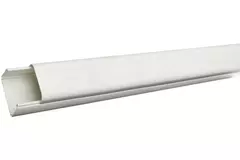 Climaplus-klimaanlægskanal 1,5 m kanal 70x55 mm RAL 9010 HVID