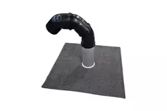 Taggennemføringssæt Ø110 mm med bitumentag, 200 mm rør