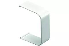 Climaplus-airconditionkanal Tilslutningsstik 125x75mm RAL 9010 HVID