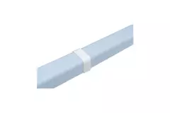 Climaplus-airconditionkanal Tilslutningsstik 125x75mm RAL 9010 HVID