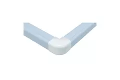 Climaplus-klimakanal Vinkeludvendig bøjning 125 x 75 mm RAL 9010 HVID
