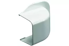Climaplus væghætte til airconditionkanal 70x55mm RAL 9010 HVID