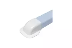 Climaplus-airconditionkanal Væghætte 125x75mm RAL 9010 HVID