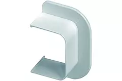 Climaplus vægroset til klimaanlæg 70x55mm RAL 9010 HVID