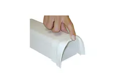 Climaplus-klimaanlæg Soft connector 90x65mm RAL 9010 HVID