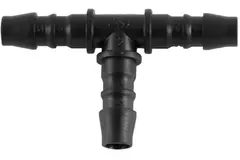Sauermann T-stik til Ø6 mm slange (sæt med 5 stk.)