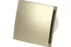 Badeværelsesventilator Ø 100 mm guld – design T100G