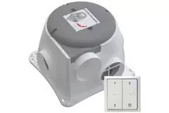 Zehnder ComfoFan Silent-pakke 460 m³/h + RFZ-betjening – stik med jordforbindelse