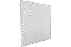 Perforeret 600 x 600 loftdiffusor indsats panel- blandet farve RAL 9010