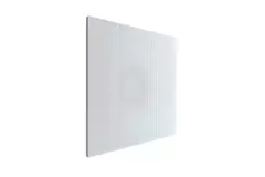 Perforeret 600 x 600 loftdiffusor til udsugning - 200 mm øverste tilslutning - blandet farve RAL 9010