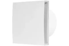 Badeværelsesventilator Ø 100 mm hvid med timer – Design EET100T