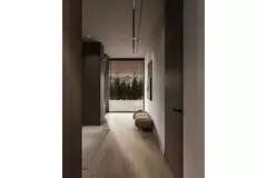 Ergovent pudsbar rammeløs lineær ventilationsrist 1000 mm med tilslutningsdiameter 75 mm – profil