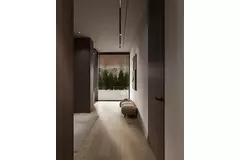 Ergovent pudsbar rammeløs lineær ventilationsrist 1000 mm med tilslutningsdiameter 75 mm – standard