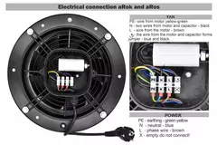 Rund, aksial ventilator 450 mm – 5.365 m³/t – aRos