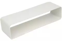 Plastforbindelsesmuffe firkantet 220x90 mm - KSF29