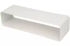 Plastforbindelsesmuffe firkantet 220x90 mm - KSF29