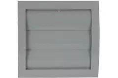 Jalousirist overtryk ventilationsrist 150x150 diameter: 100 grå - ND10ZP