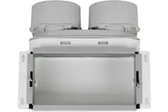 UniflexPlus vægmanifold med toptilslutning 2x Ø 90 mm