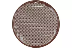 Ventilationsrist i metal rund 100 mm brun – MR100B – RAL8016