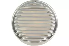 Ventilationsrist i metal, rund Ø 160 mm aluminium – MR160Al