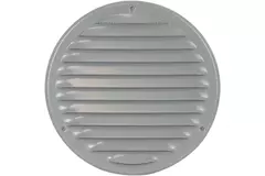 Ventilationsrist i metal rund Ø160 mm grå - MR160P