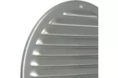Ventilationsrist i metal rund Ø 200mm zink - MR200ZN