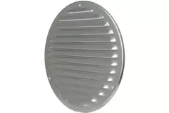 Ventilationsrist i metal rund Ø 125mm zink - MR125ZN