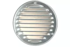 Ventilationsrist i metal rund Ø 125mm zink - MR125ZN
