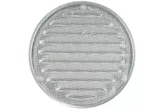 Ventilationsrist i metal rund Ø 160mm zink