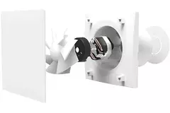 Vent Axia lydløs badeværelsesventilator Ø 100 mm – Med efterløbstimer – Vent Axia Mute 100 TN