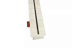 Ergovent rammeløs spaltediffusor 1050 mm med tilslutningsdiameter 75 mm - modulær - 1 spalte
