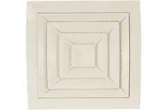 Firkantet loftdiffusor 150x150 diameter: 100 hvid - ND10G
