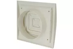 Firkantet loftdiffusor 150x150 diameter: 100 hvid - ND10G