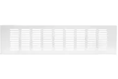 Fodlistediffuser aluminium - hvid L=400mm x H=100mm -RA1040