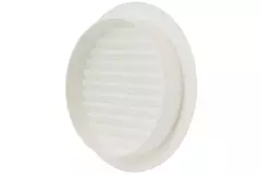 Ventilationsbladsgitter diameter: 125 mm hvid - VR125