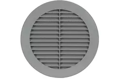 Ventilationsbladsgitter diameter: 150 mm grå - VR150P