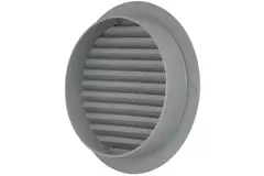 Ventilationsbladsgitter diameter: 125 mm grå - VR125P