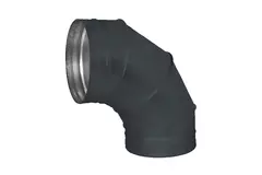 Spiro-bøjning 250 mm 90 grader (sendz. zinkbelagt) RAL7016