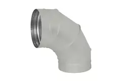 Spiro-bøjning 250 mm 90 grader (sendz. zinkbelagt) RAL7035