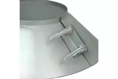 Regnkrave til spiralrør Ø150 mm