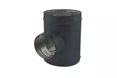 Spiro t-stykke diameter 160 mm - 160 mm (90 grader) (sendz. galvaniseret) RAL7016
