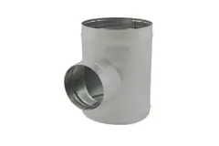 Spiro t-stykke diameter 125 mm - 125 mm (90 grader) (sendz. galvaniseret) RAL7035