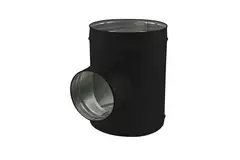 Spiro t-stykke diameter 315 mm - 125 mm (90 grader) (sendz. zink) RAL9005
