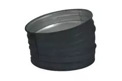 Spiro-bøjning 125 mm 15 grader (sendz. zinkbelagt) RAL7016
