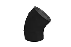 Spiro-bøjning 180 mm 45 grader (sendz. zinkbelagt) RAL9005