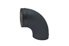Spiro-bøjning 150 mm 90 grader (sendz. zinkbelagt) RAL7016